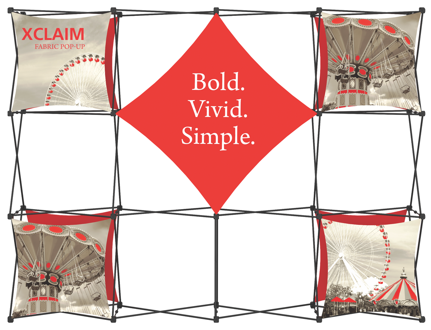 10' Xclaim Fabric Popup