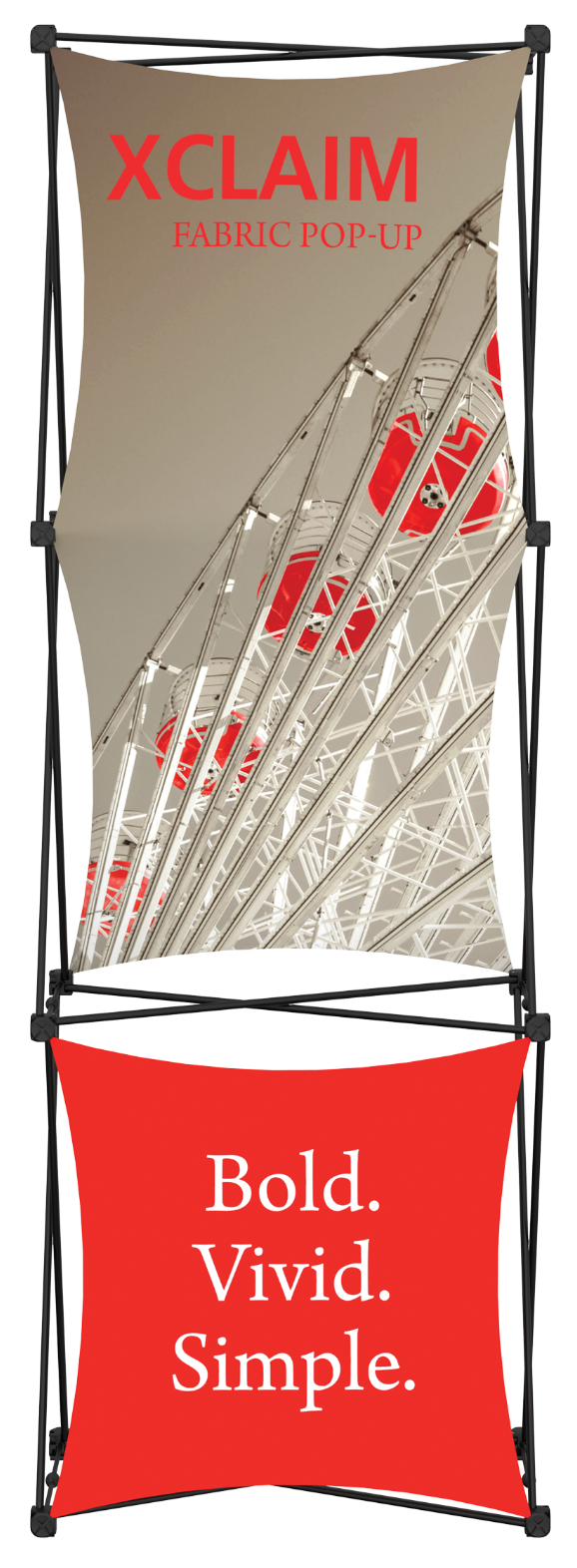 2.5' Xclaim Fabric Popup
