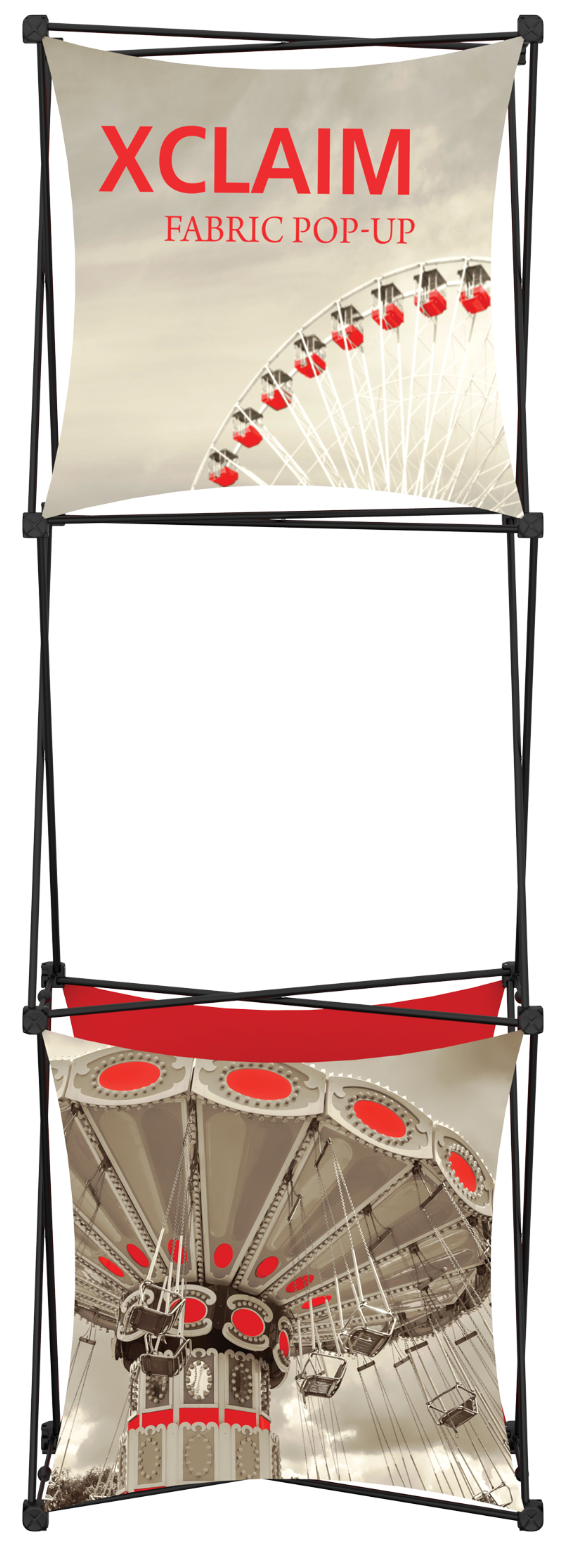2.5' Xclaim Fabric Popup