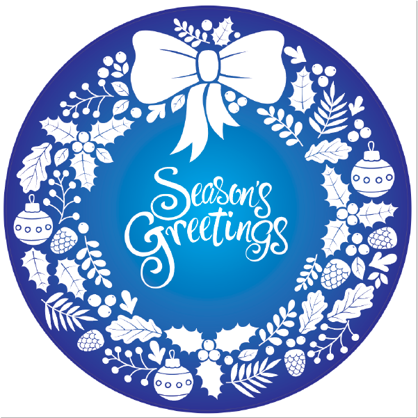 Seasons Greetings Floor Graphics