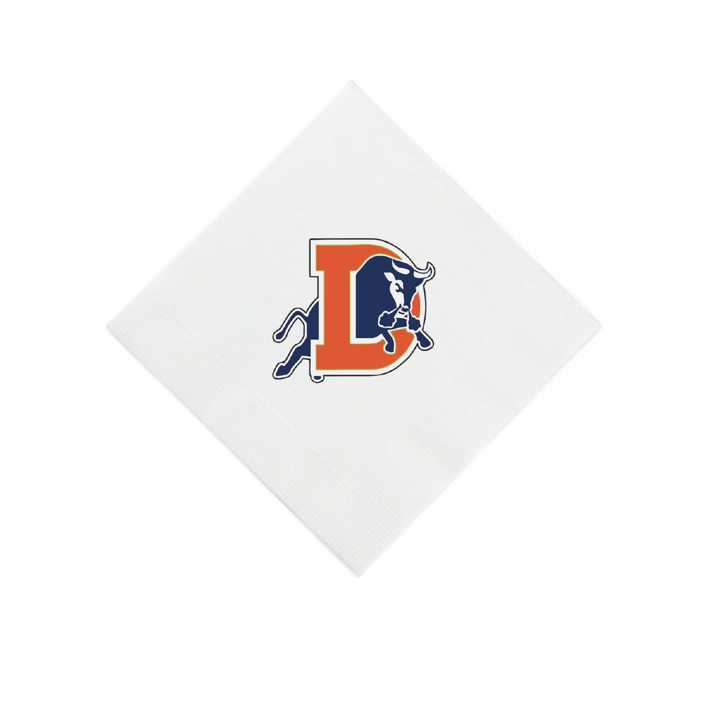 White 3 Ply Full Color Napkins