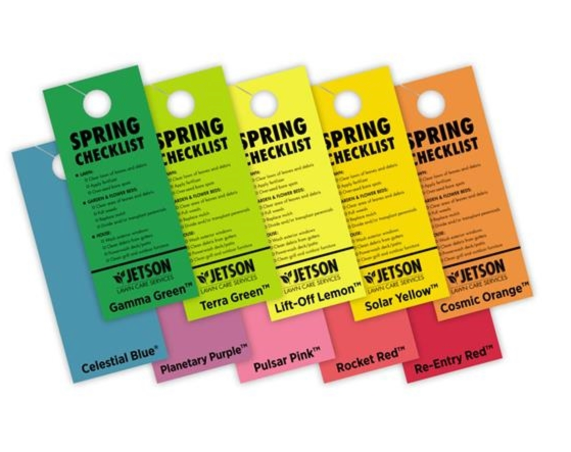 Vibrant Door Hangers