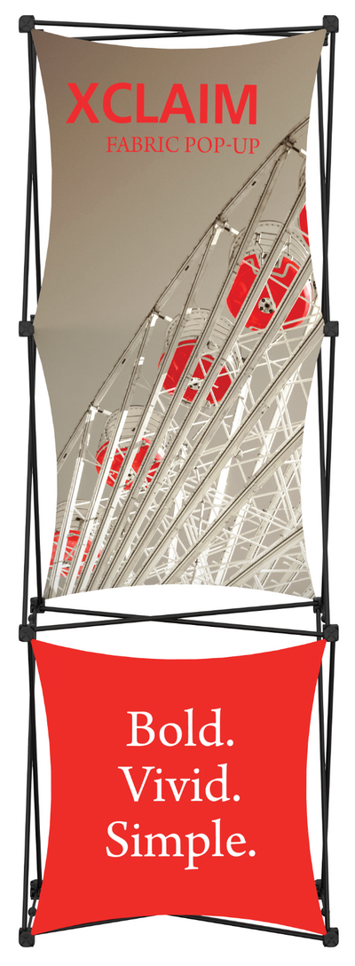 2.5' Xclaim Fabric Popup