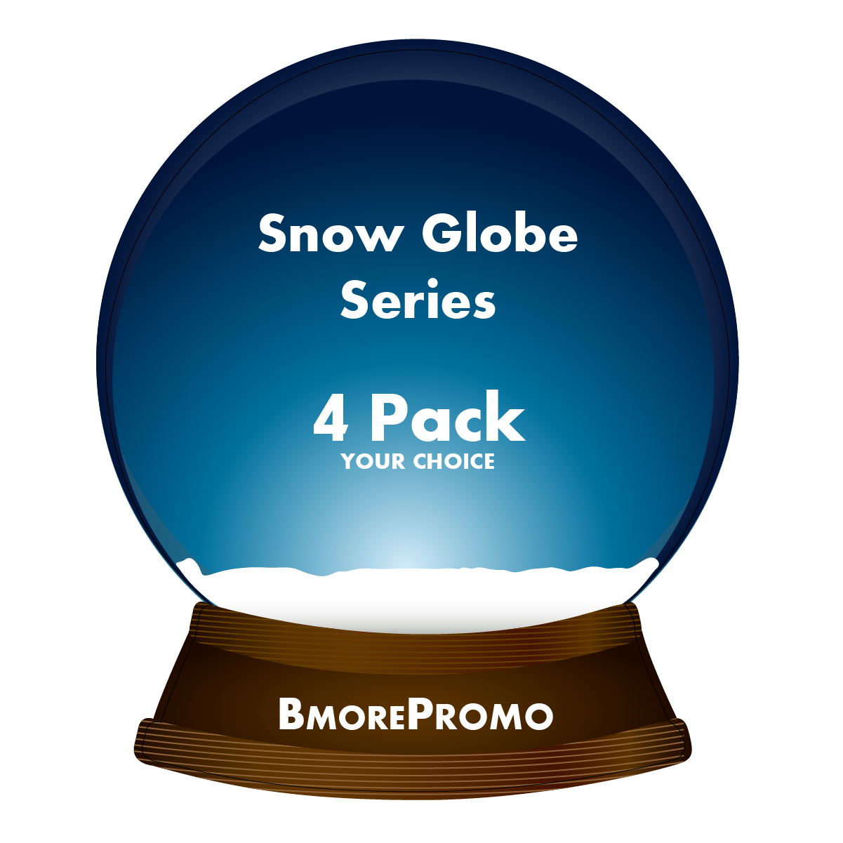 Snow Globe Series | Pack of 4