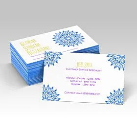Painted Edge Business Cards*
