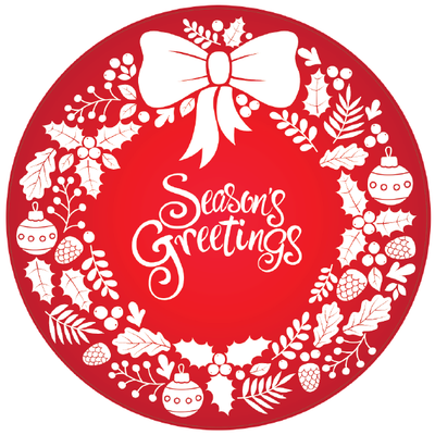 Seasons Greetings Floor Graphics