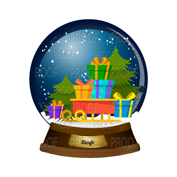 Snow Globe Series | Seasonal Magnets